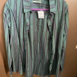 Striped Long Sleeve Button Down